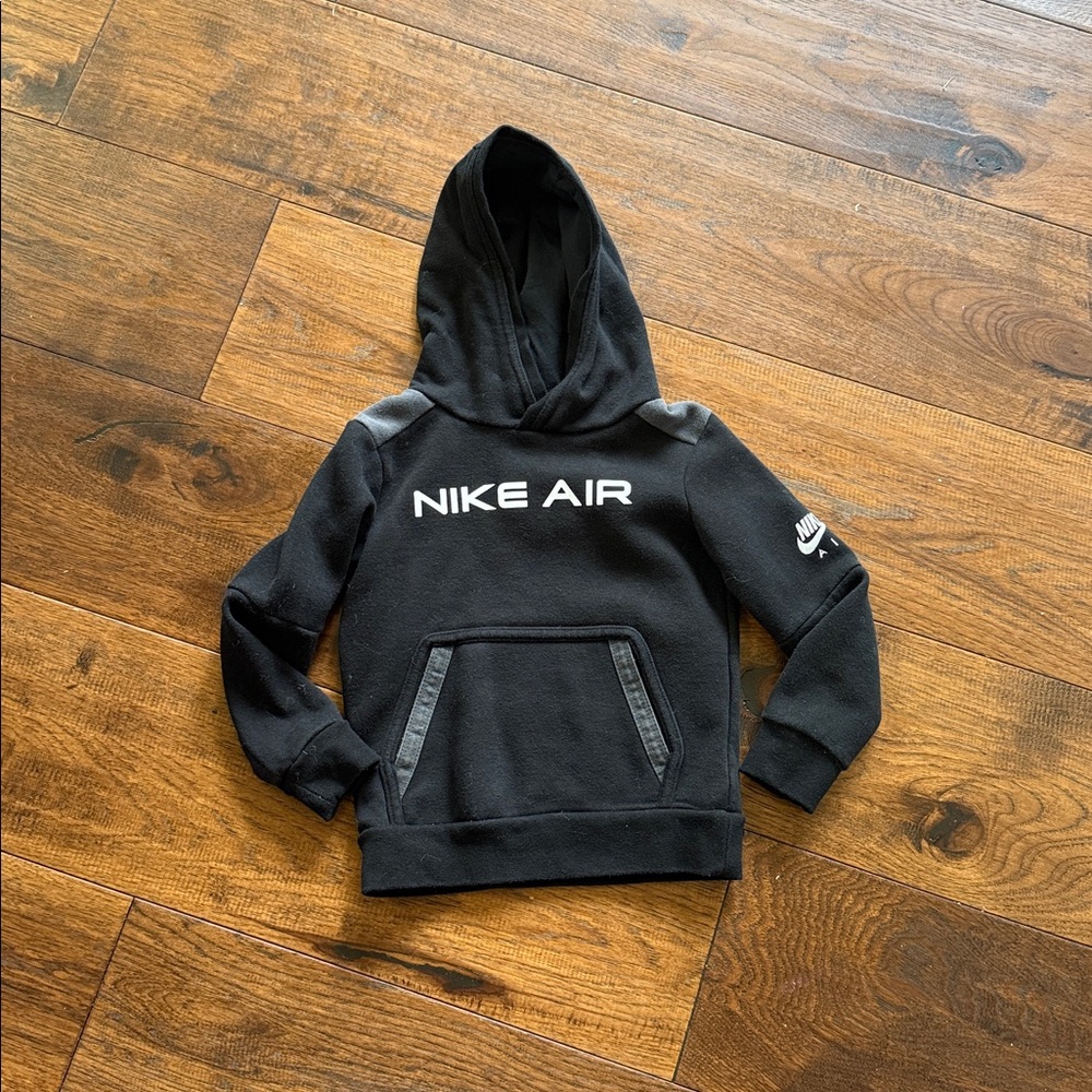Nike Air Kids Black and White Hoodie
